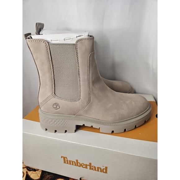 Timberland Womens Cortina Valley Nubuck Lugged Sole Ankle Boots US 9.5 BHFO 4701 - Picture 1 of 6